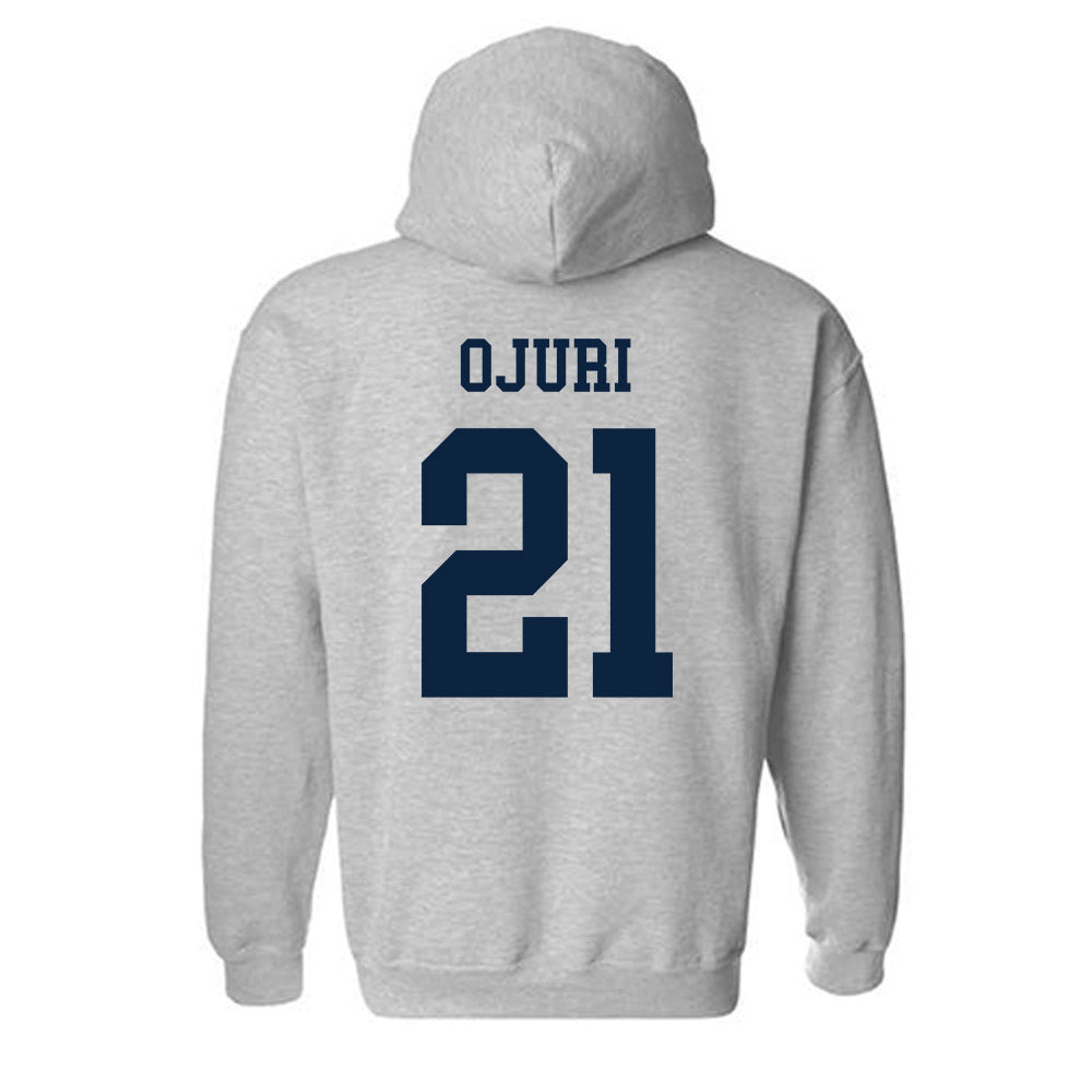 Maine - NCAA Men's Basketball : Joshua Ojuri - Sports Shersey Hooded Sweatshirt-1