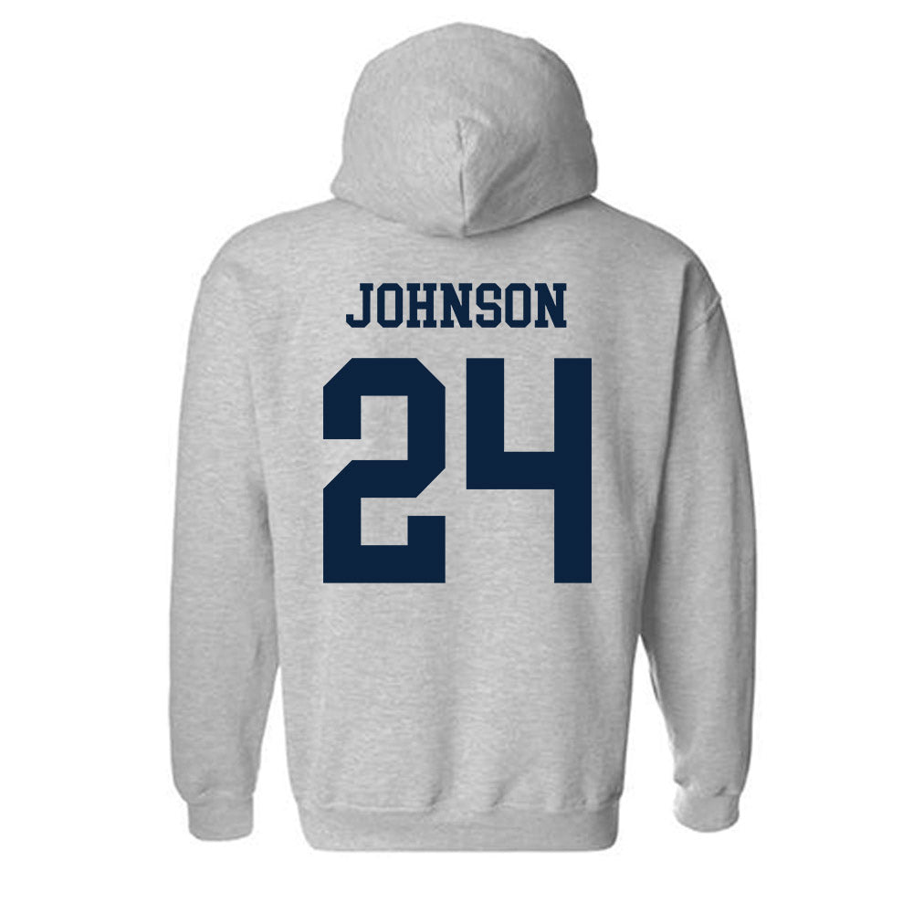 Maine - NCAA Women's Soccer : Grace Johnson - Sports Shersey Hooded Sweatshirt-1