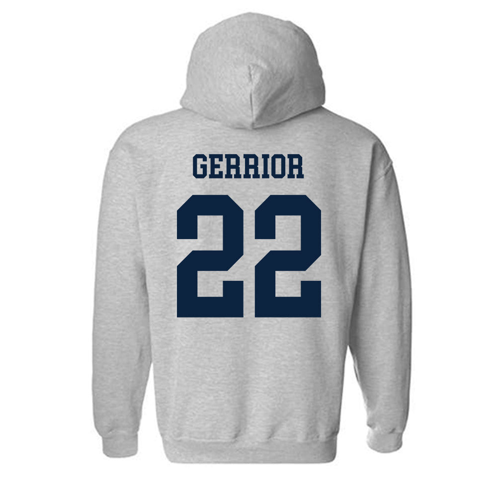Maine - NCAA Men's Ice Hockey : Will Gerrior - Sports Shersey Hooded Sweatshirt-1