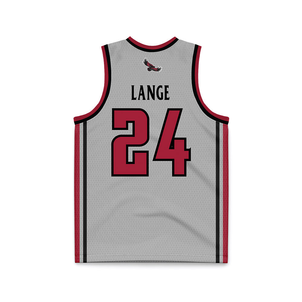 St. Joe's - NCAA Men's Basketball : Will Lange - Pinstripe Grey Basketball Jersey-1