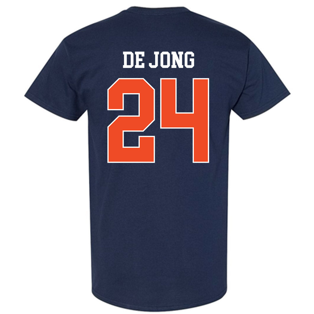 Auburn - NCAA Baseball : Justice de Jong - Generic Shersey T-Shirt-1