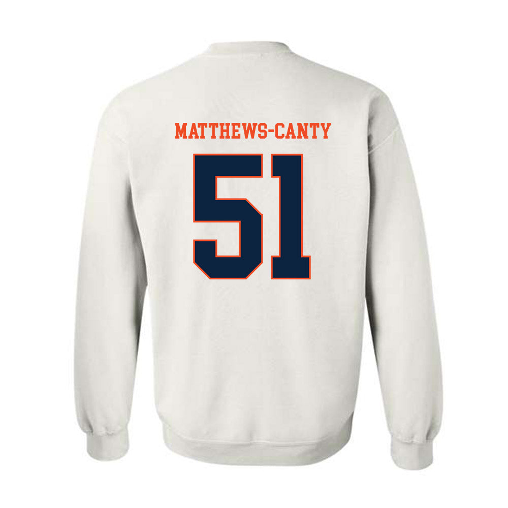 Auburn - NCAA Football : Michael Matthews-Canty - Generic Shersey Crewneck Sweatshirt-1