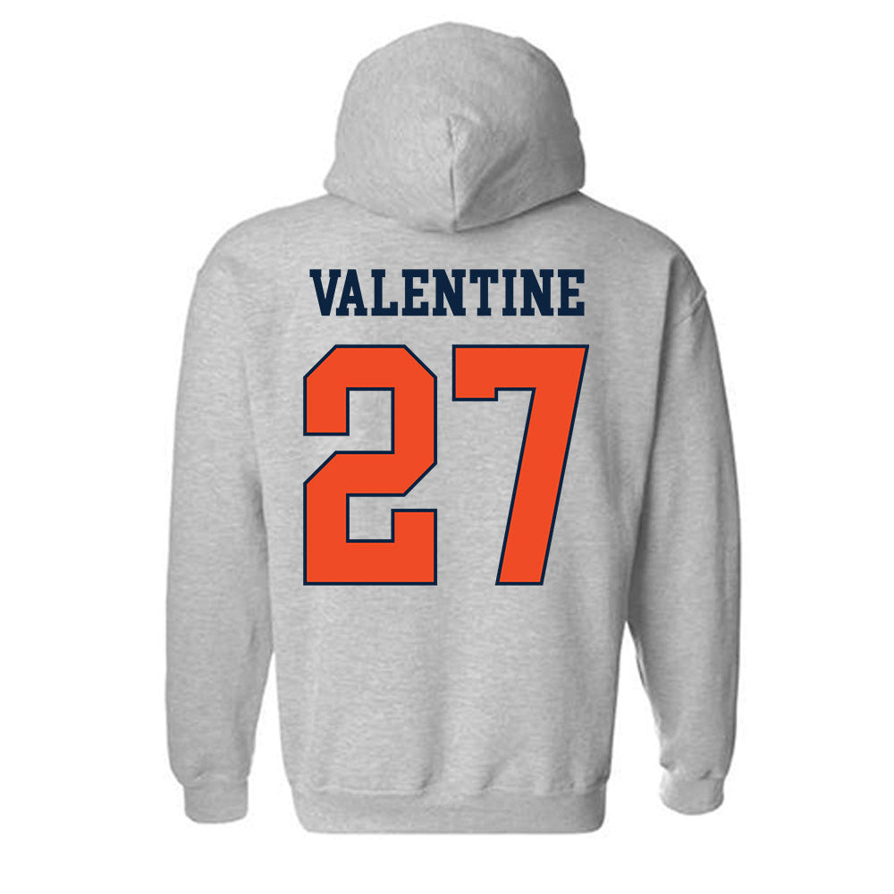 Auburn - NCAA Softball : Peyton Valentine - Generic Shersey Hooded Sweatshirt-1