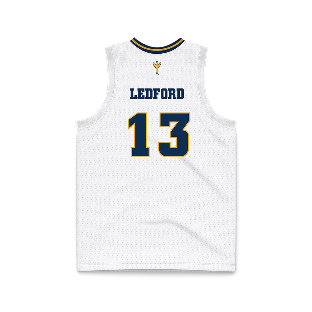 UTC - NCAA Women's Basketball : Lydia Ledford - White Basketball Jersey-1