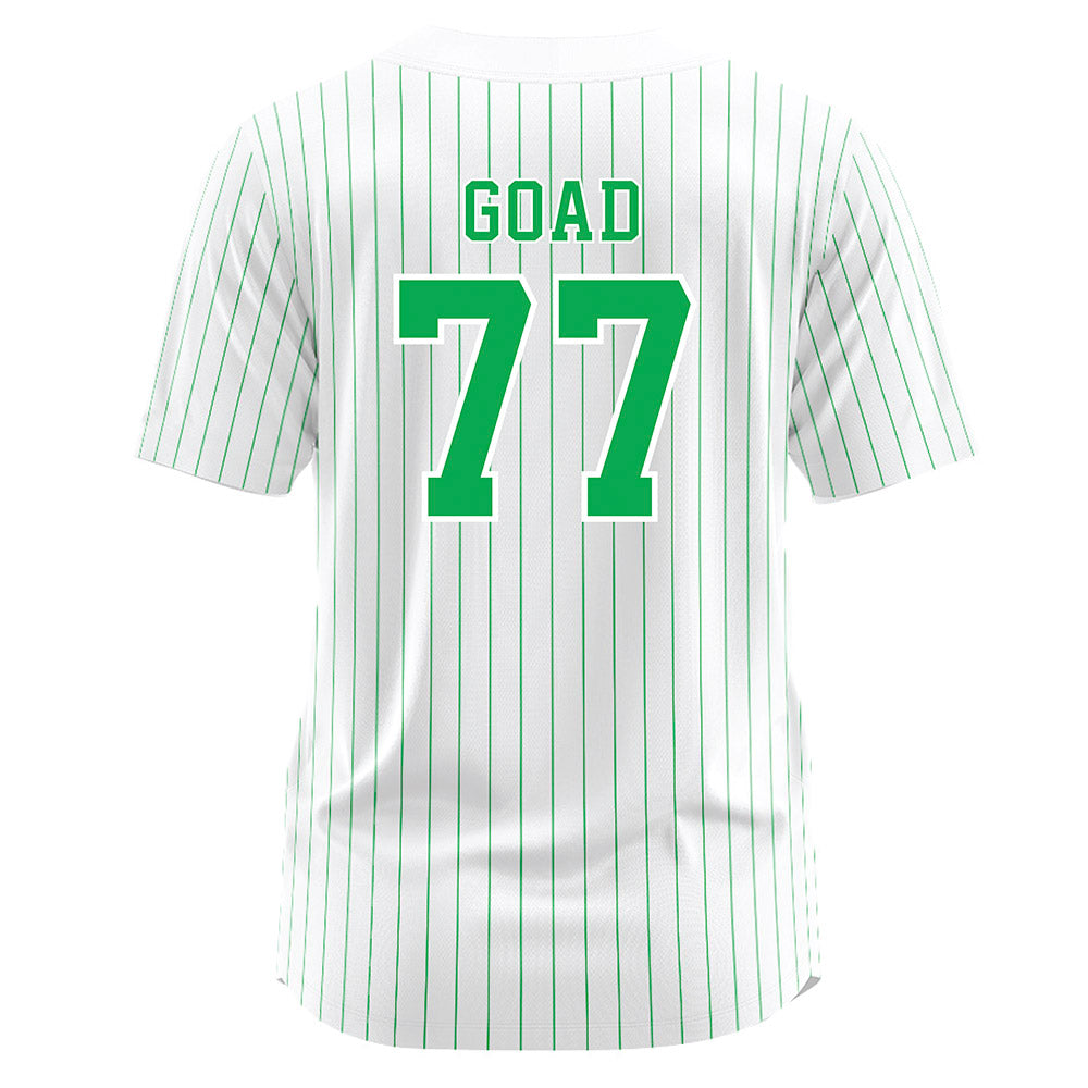 Marshall - NCAA Softball : Jaycie Goad - White Pinstripe Jersey-1
