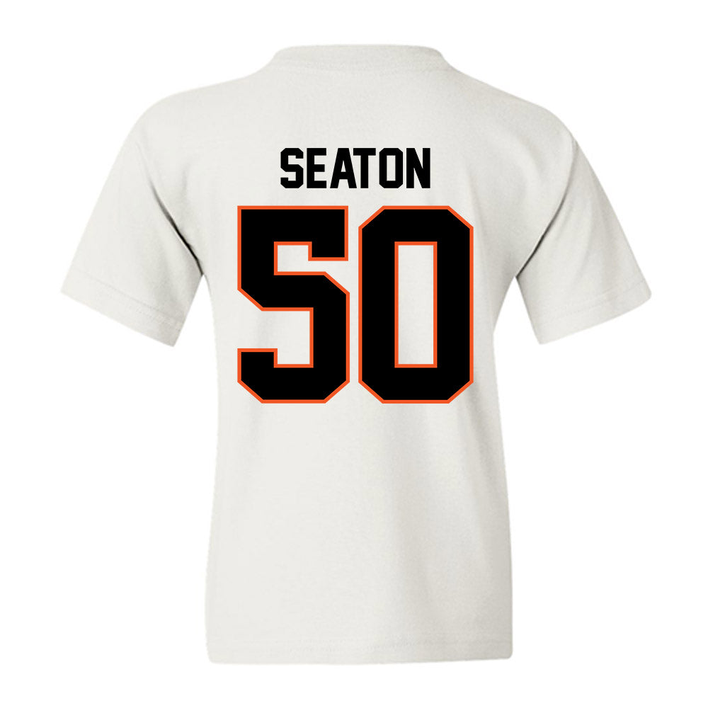 Oklahoma State - NCAA Football : Kole Seaton - Classic Shersey Youth T-Shirt-1
