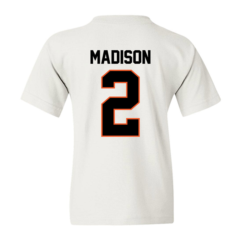 Oklahoma State - NCAA Women's Soccer : Victoria Madison - Classic Shersey Youth T-Shirt-1