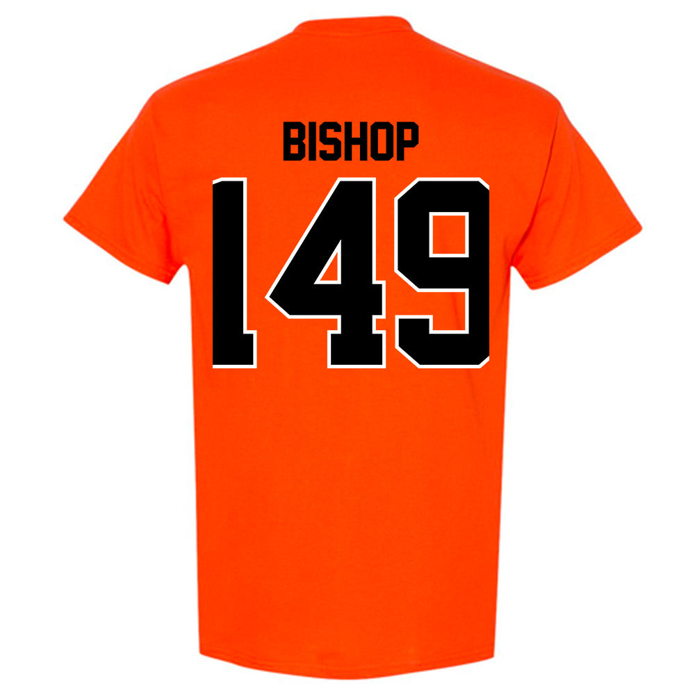 Oklahoma State - NCAA Wrestling : Max Bishop - Classic Shersey T-Shirt-1