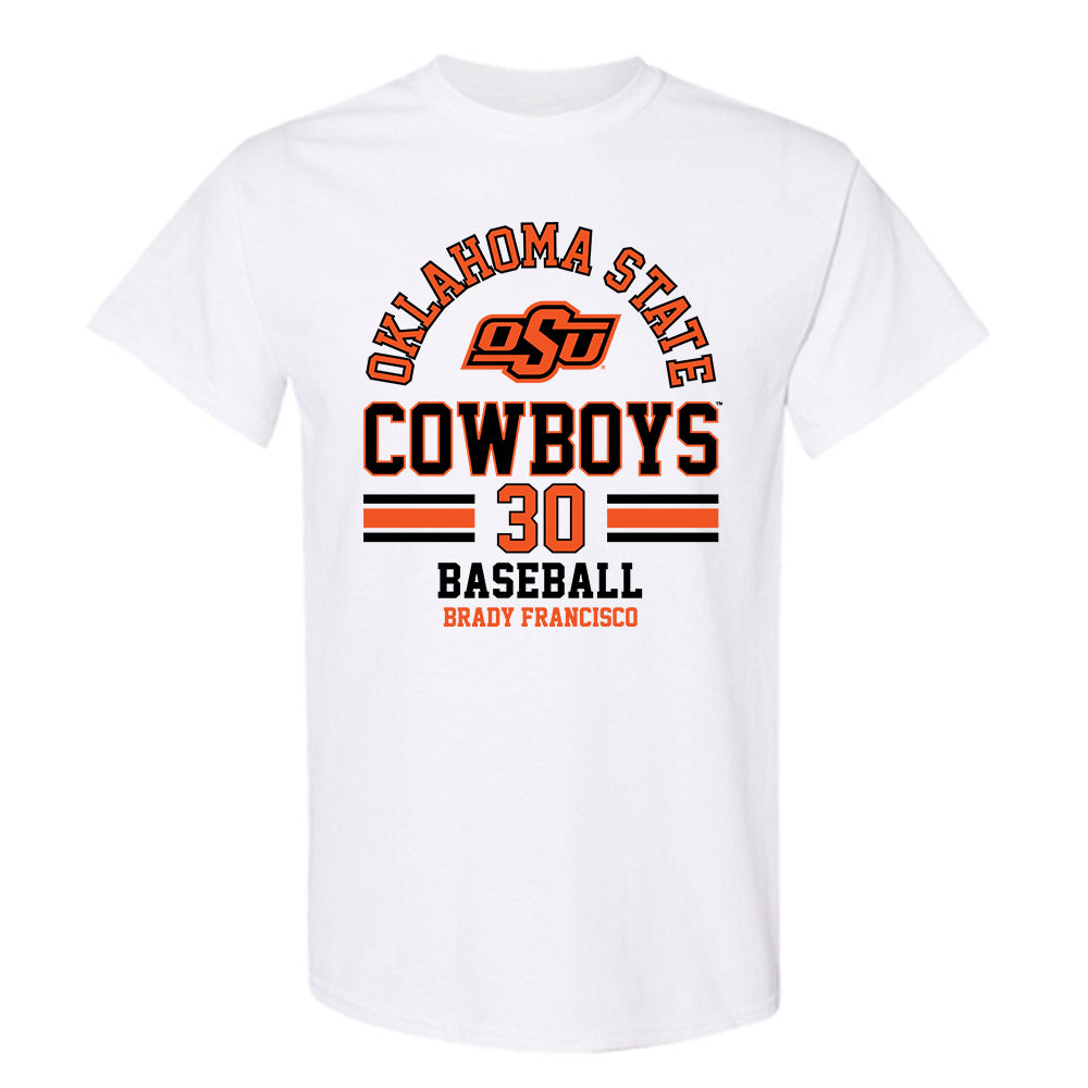 Oklahoma State - NCAA Baseball : Brady Francisco - Classic Fashion Shersey T-Shirt-0