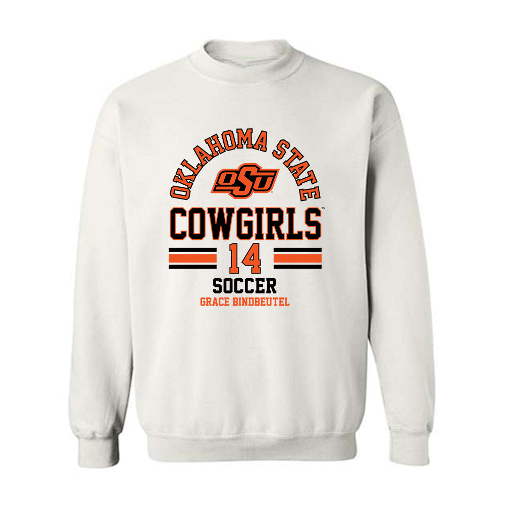 Oklahoma State - NCAA Women's Soccer : Grace Bindbeutel - Classic Fashion Shersey Crewneck Sweatshirt-0