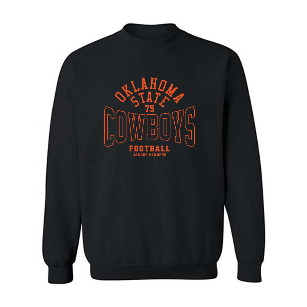 Oklahoma State - NCAA Football : Jakobe Sanders - Classic Fashion Shersey Crewneck Sweatshirt