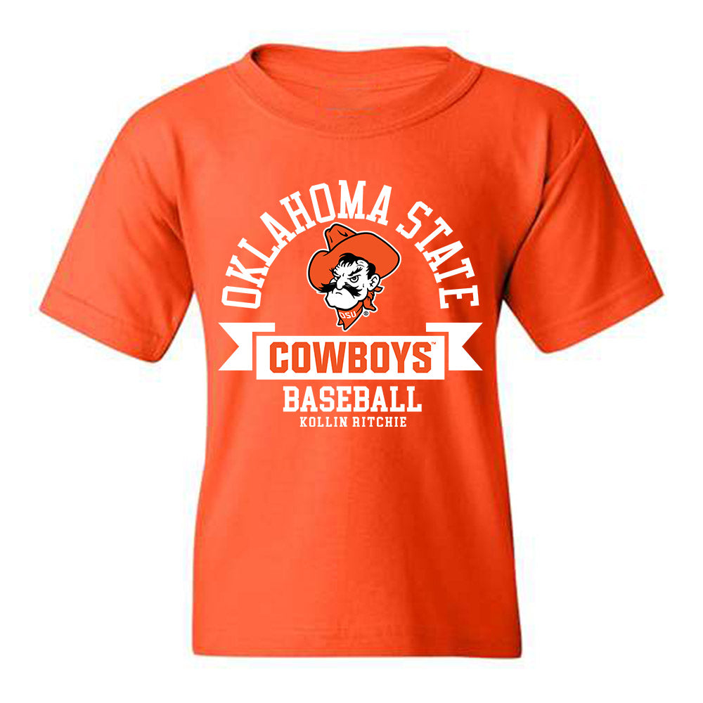 Oklahoma State - NCAA Baseball : Kollin Ritchie - Classic Fashion Shersey Youth T-Shirt