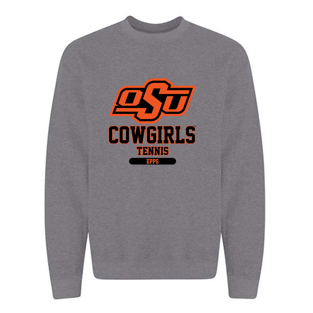 Oklahoma State - NCAA Women's Tennis : Gracie Epps - Classic Fashion Shersey Crewneck Sweatshirt-0