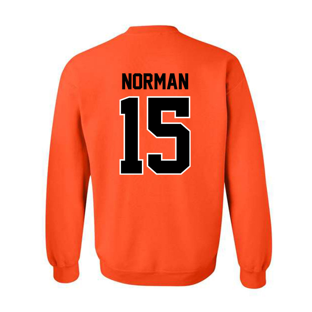 Oklahoma State - NCAA Baseball : Sebastian Norman - Sports Shersey Crewneck Sweatshirt-1