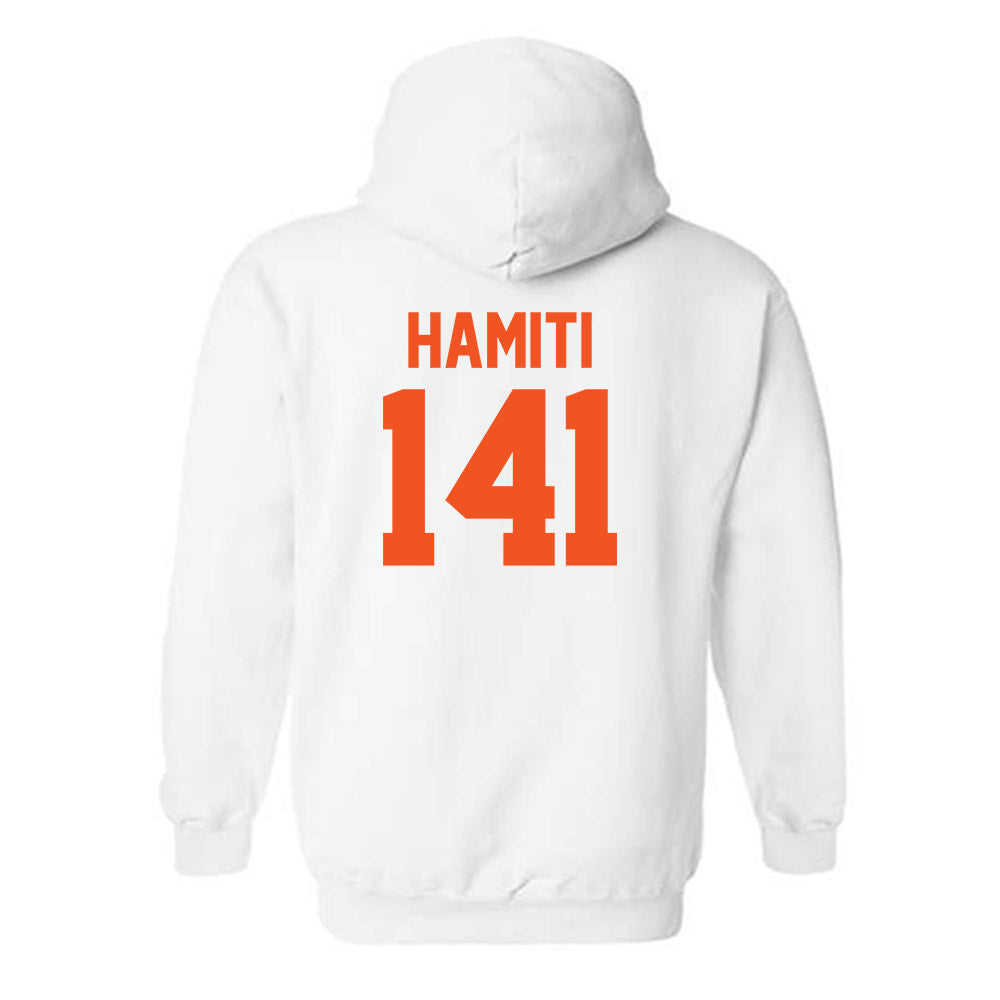 Oklahoma State - NCAA Wrestling : Jake Hamiti - Sports Shersey Hooded Sweatshirt-1