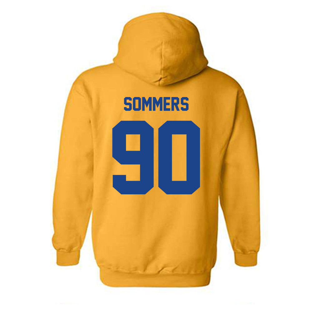 Pittsburgh - NCAA Football : Trevor Sommers - Classic Shersey Hooded Sweatshirt-1