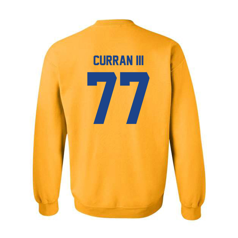 Pittsburgh - NCAA Football : John Curran III - Classic Shersey Crewneck Sweatshirt-1