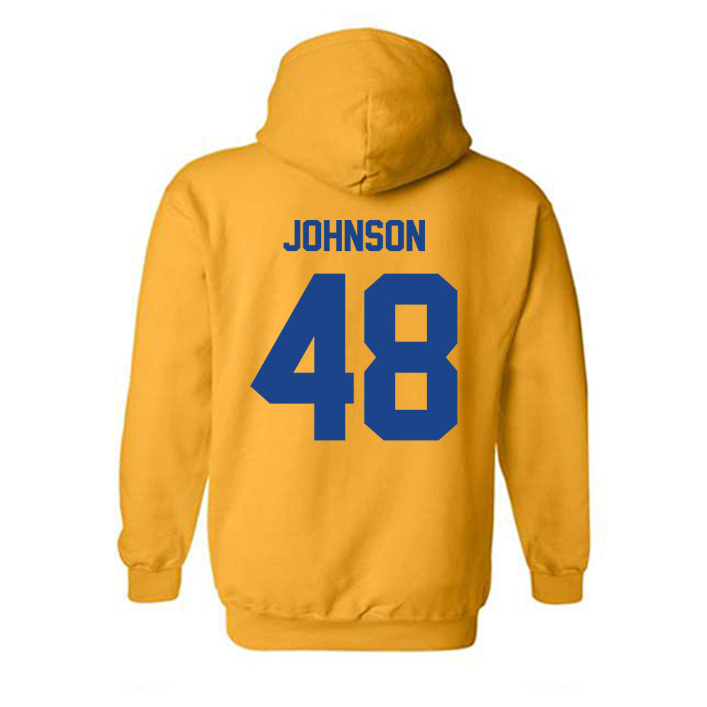 Pittsburgh - NCAA Football : Desmond Johnson - Classic Shersey Hooded Sweatshirt-1