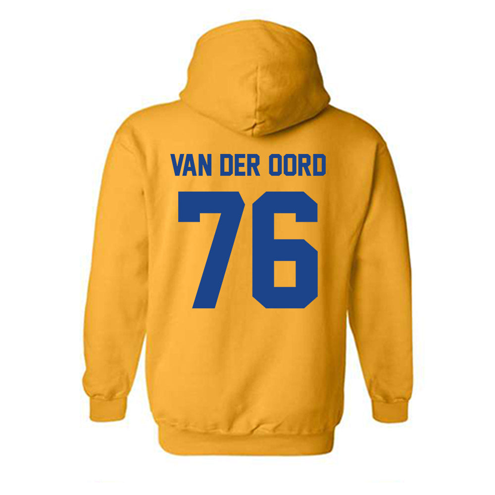 Pittsburgh - NCAA Football : Michael Van der Oord - Classic Shersey Hooded Sweatshirt-1