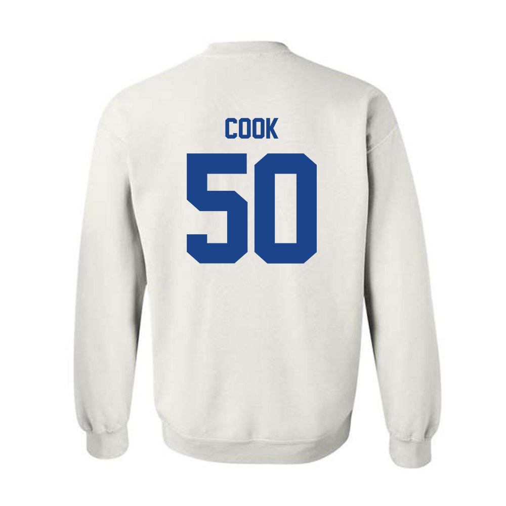 Pittsburgh - NCAA Football : Denim Cook - Classic Fashion Shersey Crewneck Sweatshirt-1