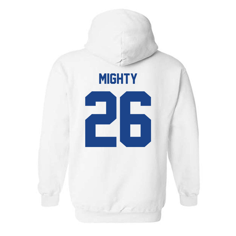 Pittsburgh - NCAA Men's Basketball : Armani Mighty - Classic Fashion Shersey Hooded Sweatshirt-1