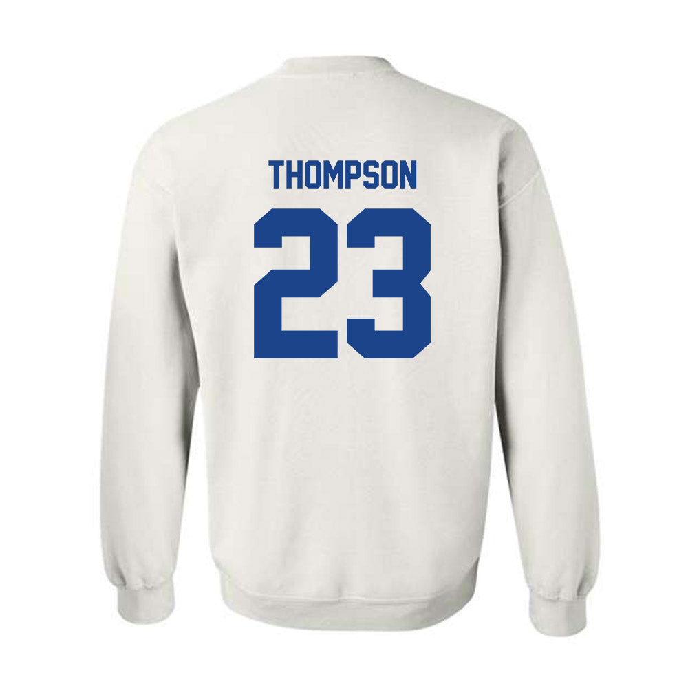 Pittsburgh - NCAA Football : Kanye Thompson - Classic Fashion Shersey Crewneck Sweatshirt-1