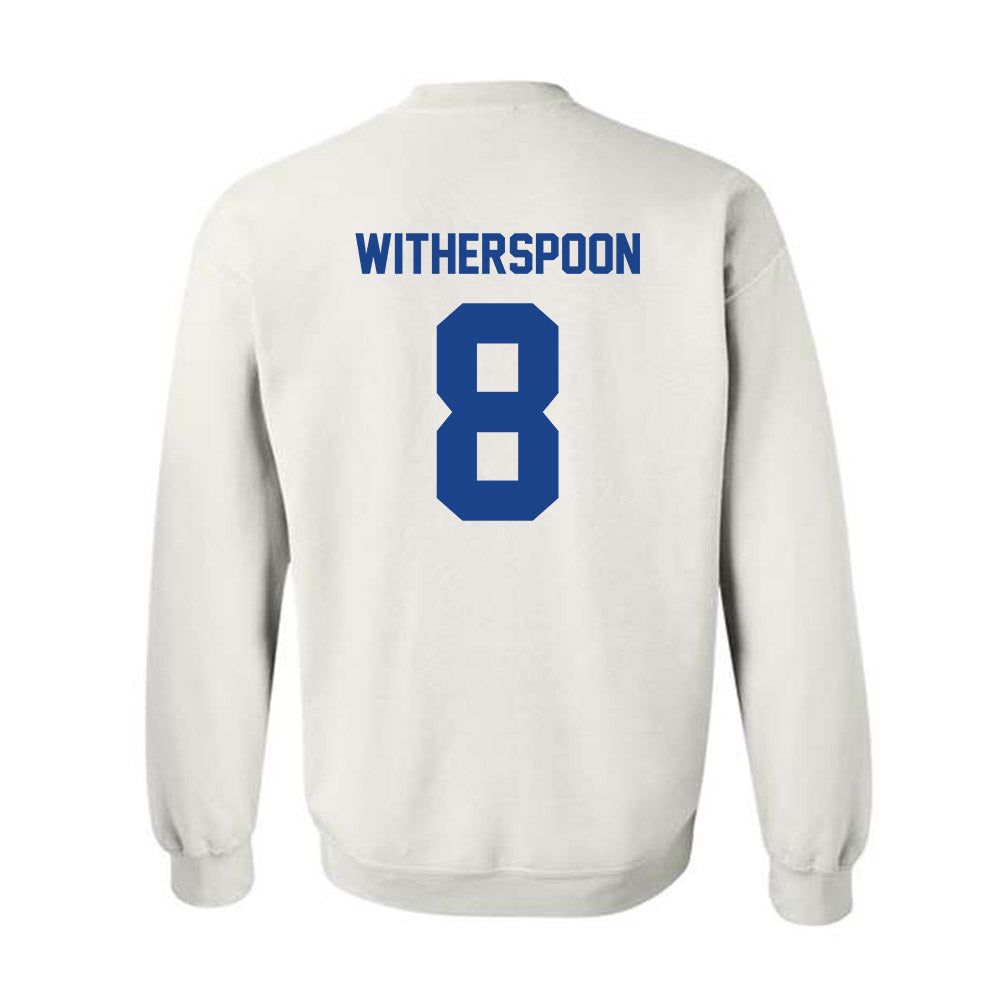 Pittsburgh - NCAA Men's Basketball : Omari Witherspoon - Classic Fashion Shersey Crewneck Sweatshirt-1