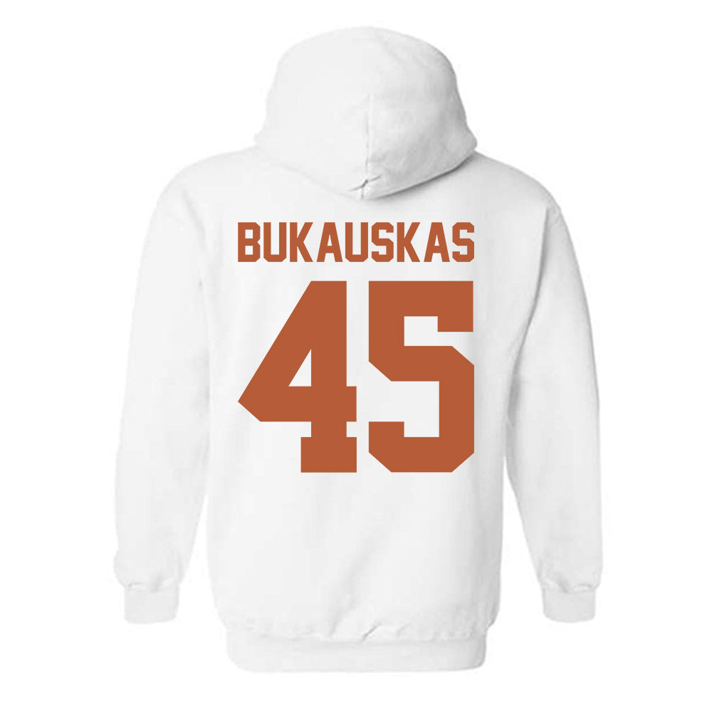 Texas - NCAA Football : Mikey Bukauskas - Classic Shersey Hooded Sweatshirt-1
