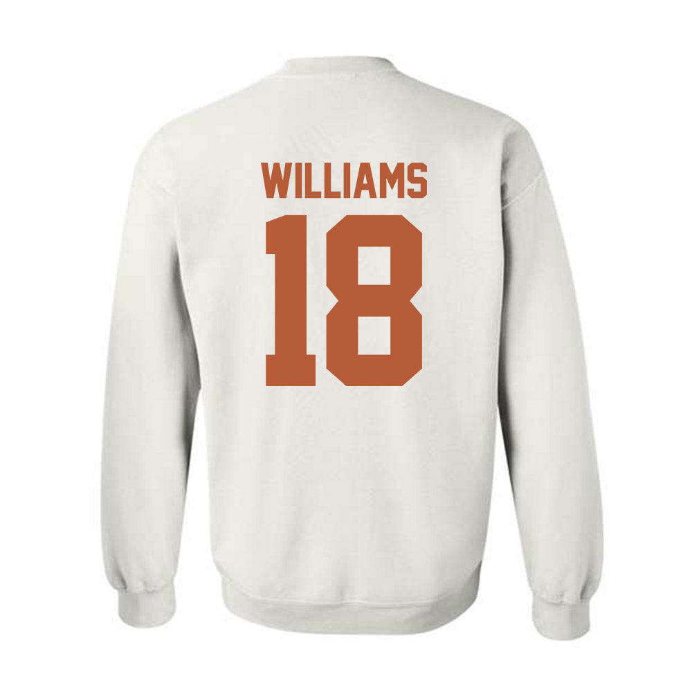 Texas - NCAA Women's Soccer : Kendell Williams - Classic Shersey Crewneck Sweatshirt-1