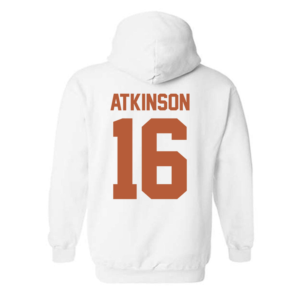 Texas - NCAA Football : Tyler Atkinson - Classic Shersey Hooded Sweatshirt-1