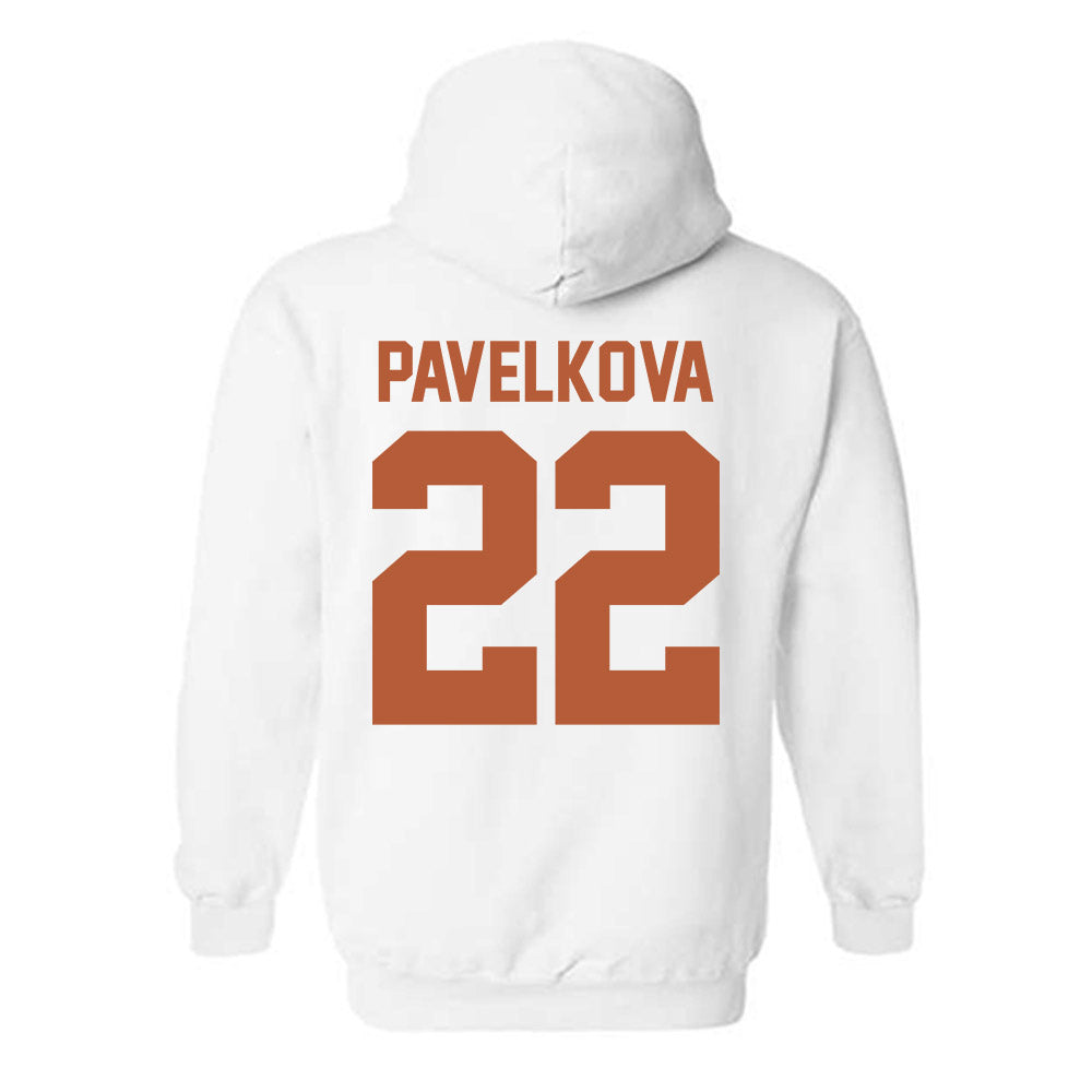 Texas - NCAA Beach Volleyball : Anna Pavelkova - Classic Shersey Hooded Sweatshirt-1