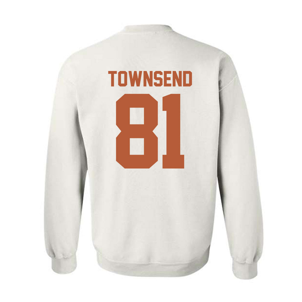 Texas - NCAA Football : Nick Townsend - Classic Shersey Crewneck Sweatshirt-1