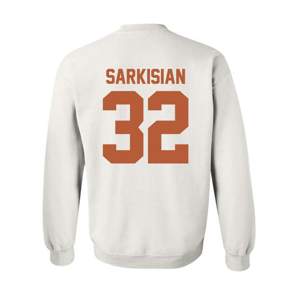 Texas - NCAA Football : Brady Sarkisian - Classic Shersey Crewneck Sweatshirt-1