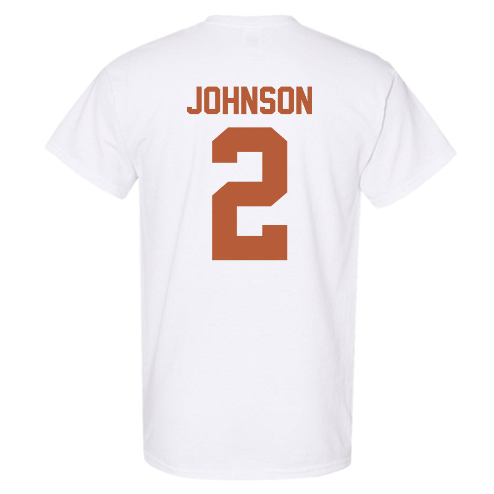 Texas - NCAA Men's Basketball : Isaiah Johnson - Classic Shersey T-Shirt-1
