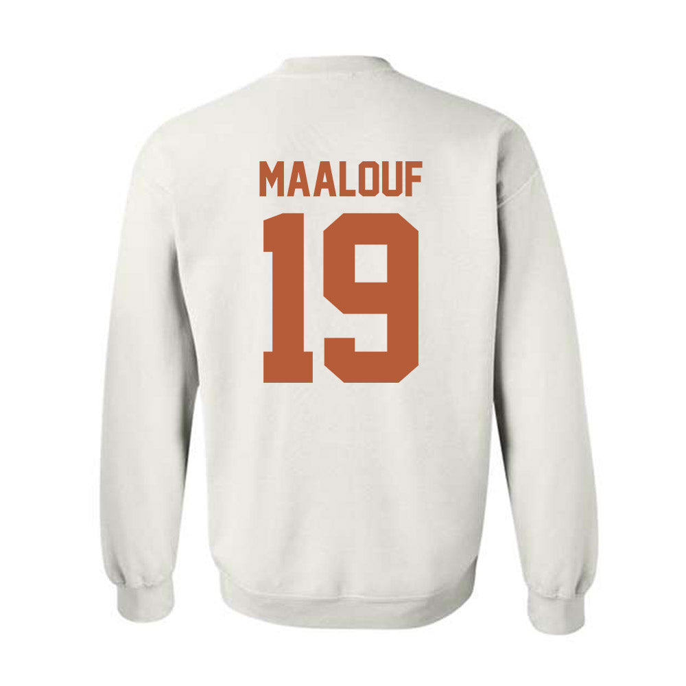Texas - NCAA Women's Soccer : Rosa Maalouf - Classic Shersey Crewneck Sweatshirt-1