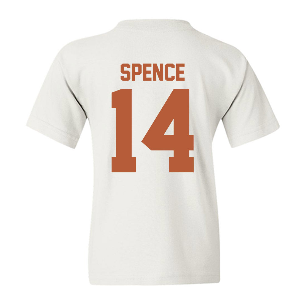 Texas - NCAA Football : Brad Spence - Classic Shersey Youth T-Shirt-1
