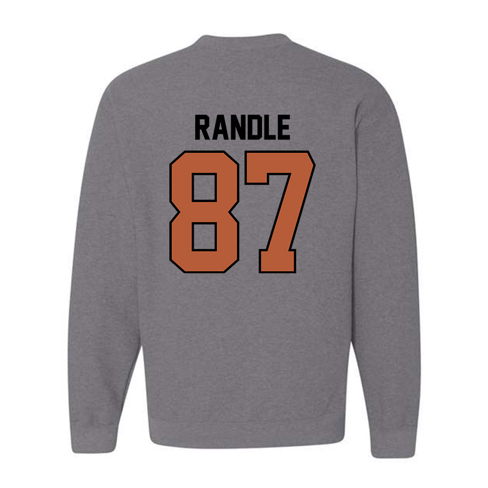 Texas - NCAA Football : Will Randle - Classic Shersey Crewneck Sweatshirt-1