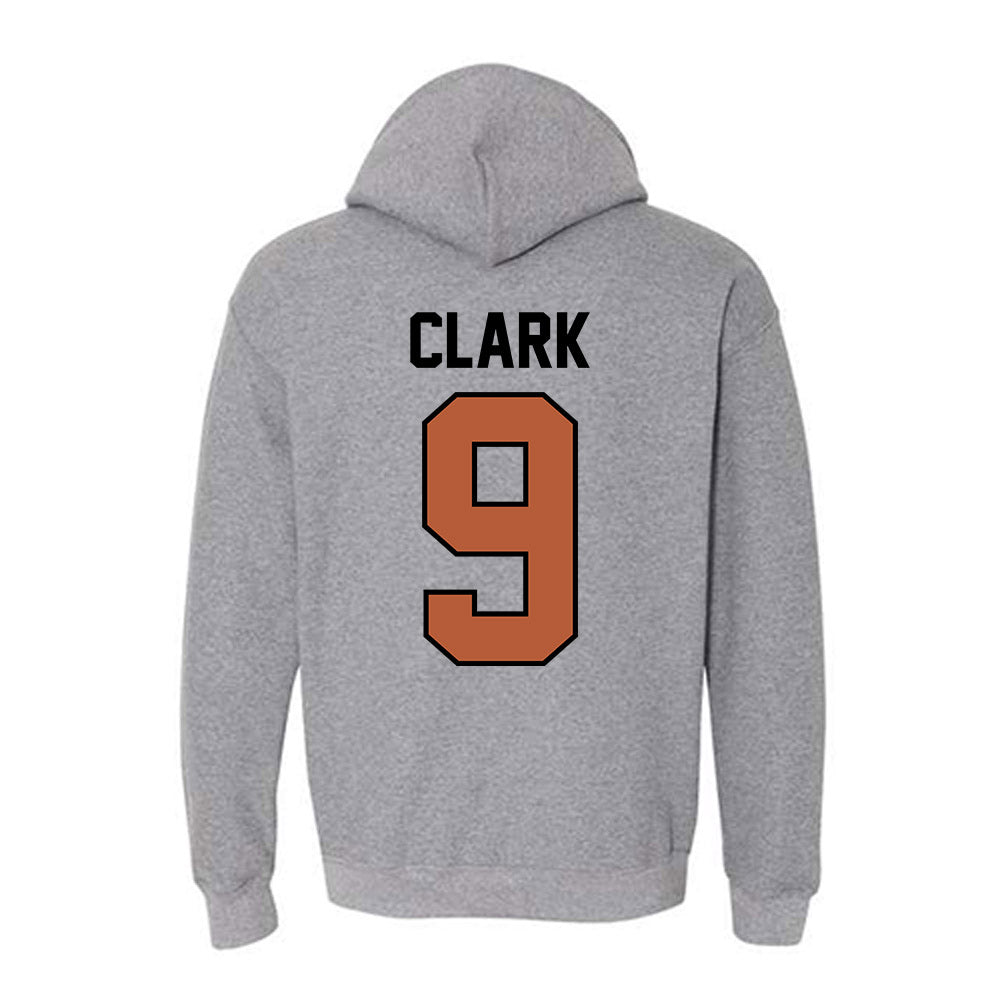 Texas - NCAA Men's Basketball : John Clark - Classic Shersey Hooded Sweatshirt-1
