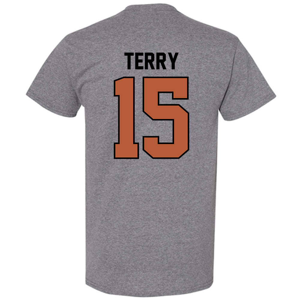 Texas - NCAA Football : Justus Terry - Classic Shersey T-Shirt-1