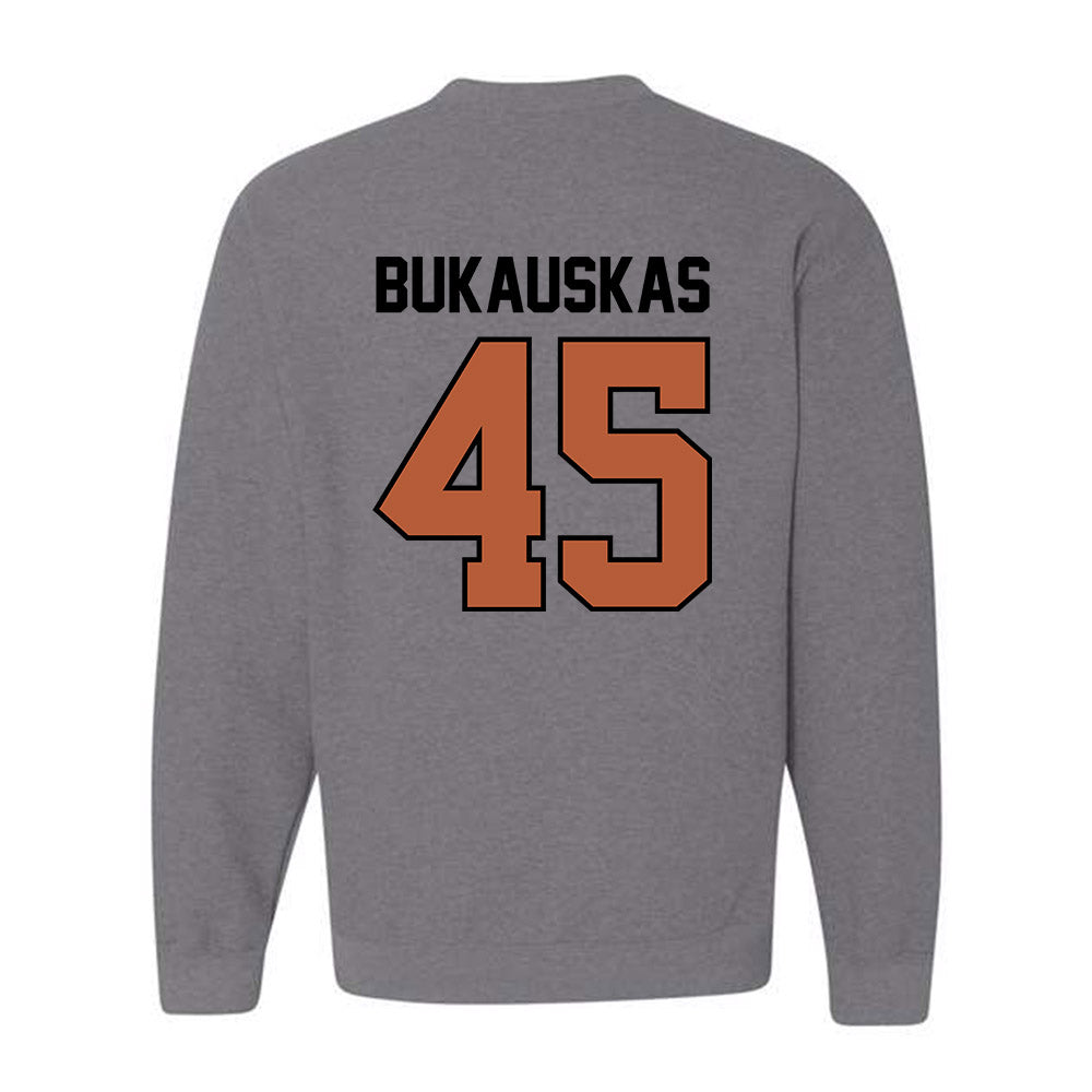 Texas - NCAA Football : Mikey Bukauskas - Classic Shersey Crewneck Sweatshirt-1