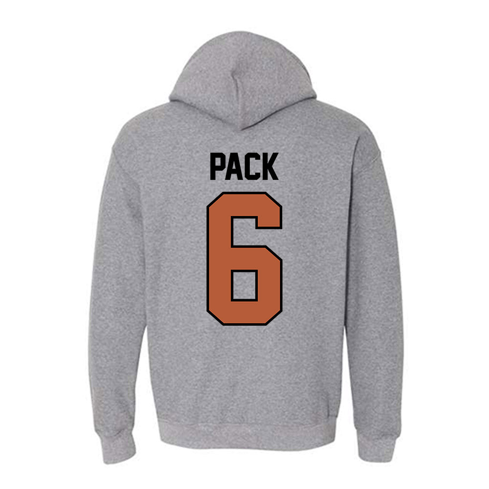 Texas - NCAA Baseball : Anthony Pack - Classic Shersey Hooded Sweatshirt-1