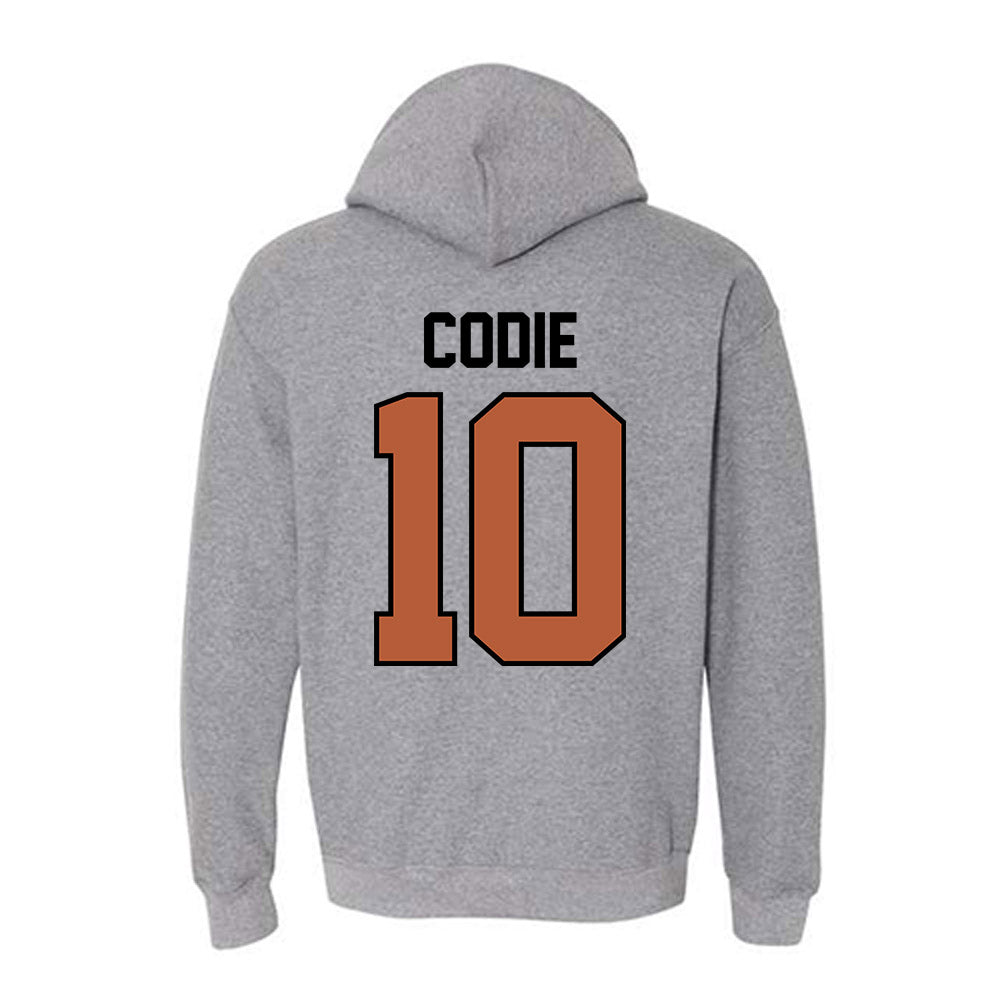 Texas - NCAA Men's Basketball : nicolas codie - Classic Shersey Hooded Sweatshirt-1