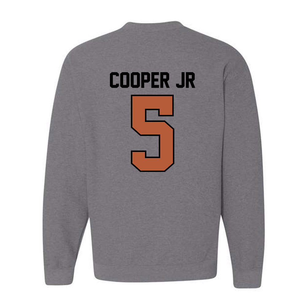 Texas - NCAA Football : Derrek Cooper jr - Classic Shersey Crewneck Sweatshirt-1