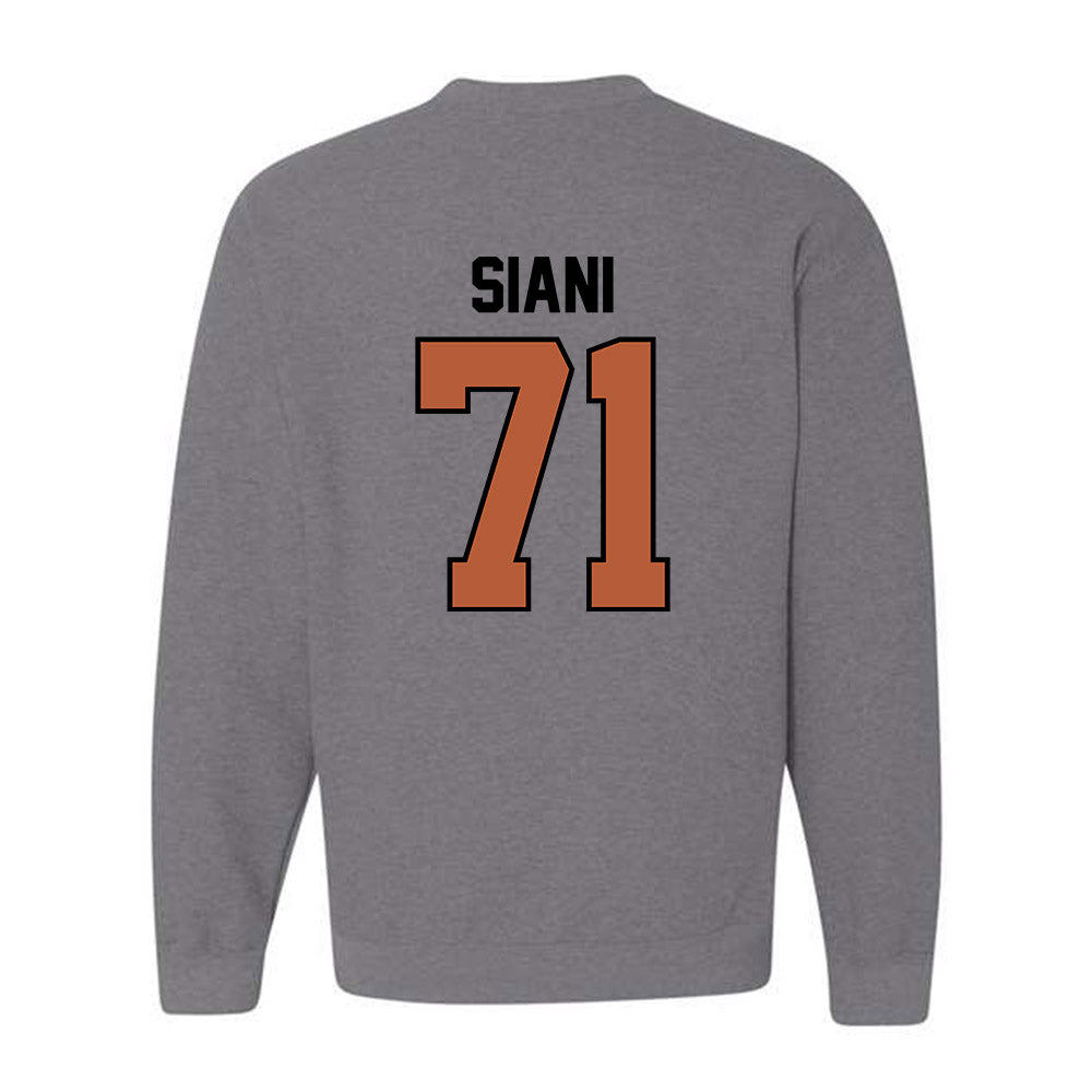 Texas - NCAA Football : Melvin Siani - Classic Shersey Crewneck Sweatshirt-1