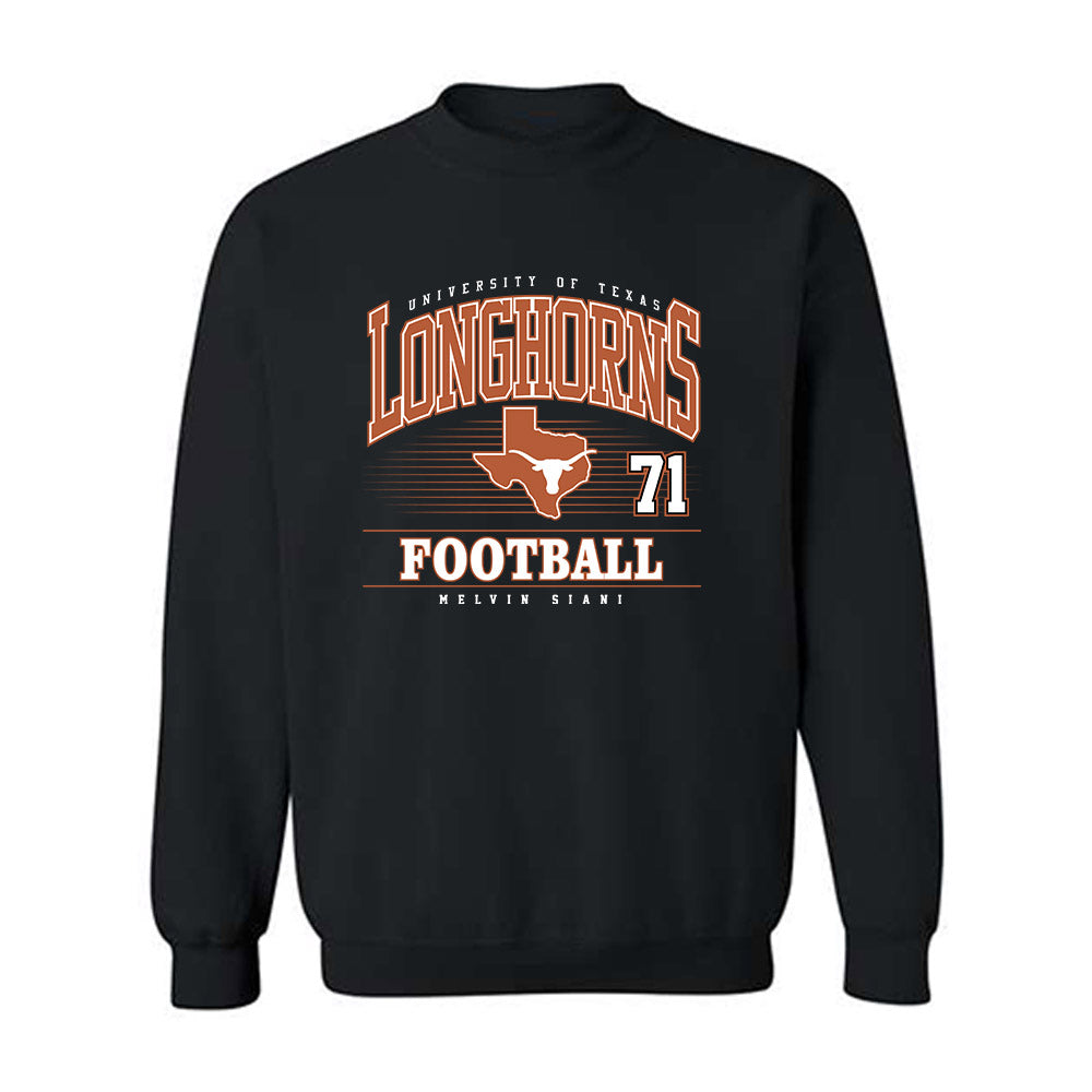 Texas - NCAA Football : Melvin Siani - Classic Fashion Shersey Crewneck Sweatshirt-0