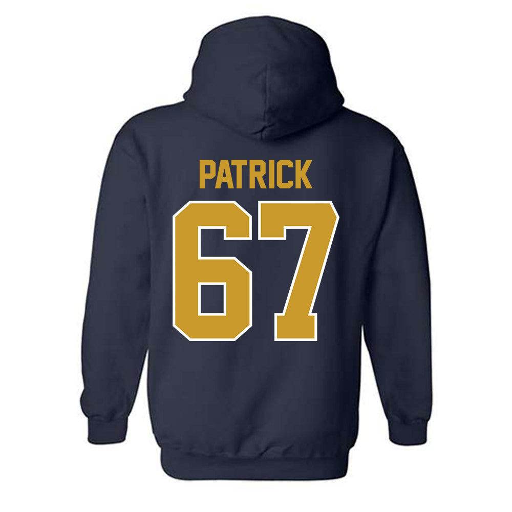 Notre Dame - NCAA Football : Gregory Patrick - Classic Shersey Hooded Sweatshirt-1