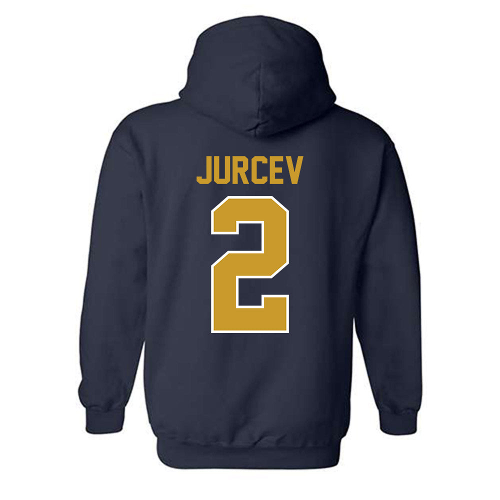 Notre Dame - NCAA Men's Ice Hockey : Jimmy Jurcev - Classic Shersey Hooded Sweatshirt