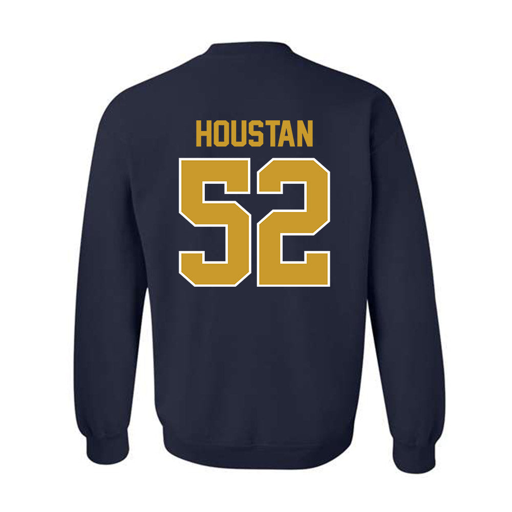 Notre Dame - NCAA Football : Devan Houstan - Classic Shersey Crewneck Sweatshirt-1