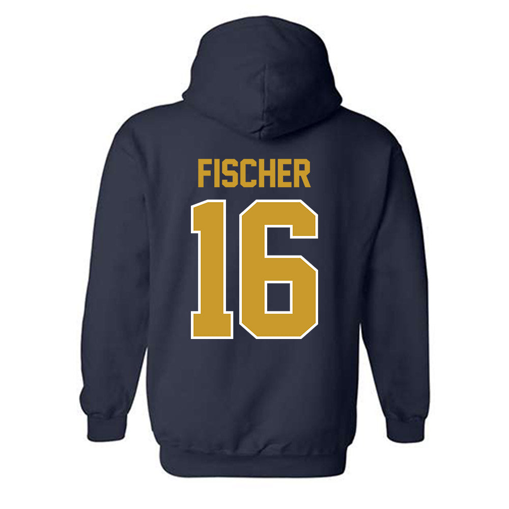 Notre Dame - NCAA Men's Ice Hockey : Paul Fischer - Classic Shersey Hooded Sweatshirt