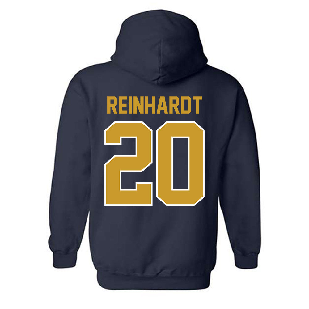 Notre Dame - NCAA Men's Lacrosse : Chris Reinhardt - Classic Shersey Hooded Sweatshirt-1